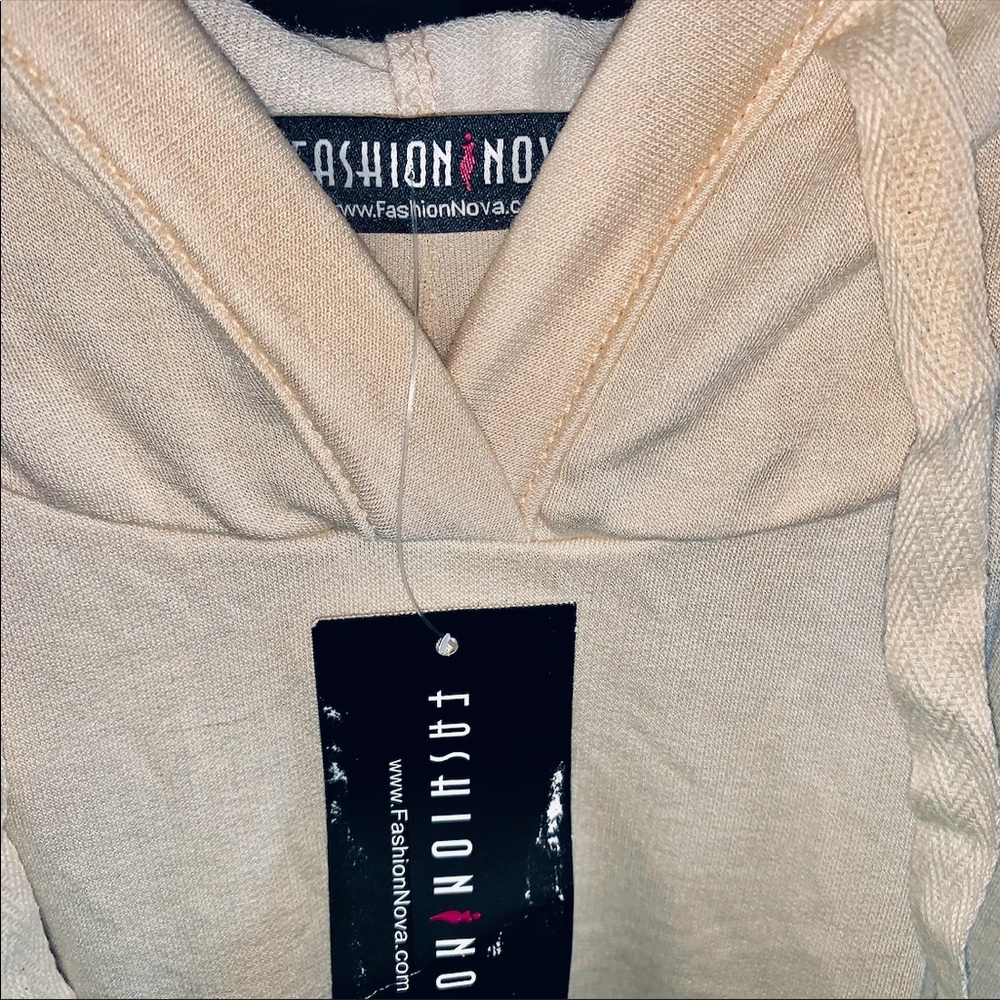 Plus Size Cold Shoulder Hooded Dress - Picture 8 of 8